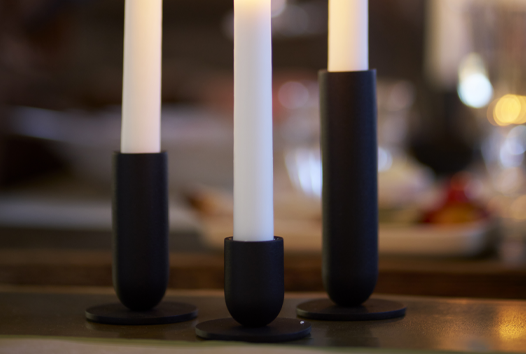 Totem candle holders